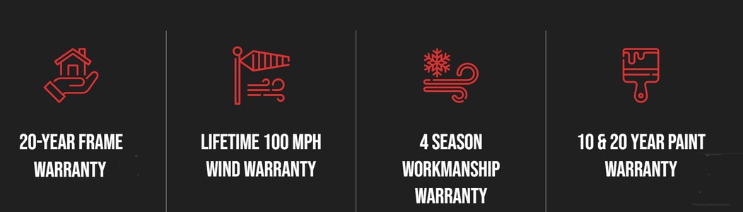 our 20 year warranties and our lifetime warranties logo